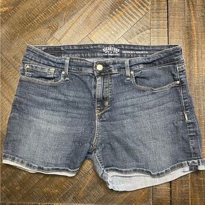 Signature Women's Dark Blue Jean Shorts